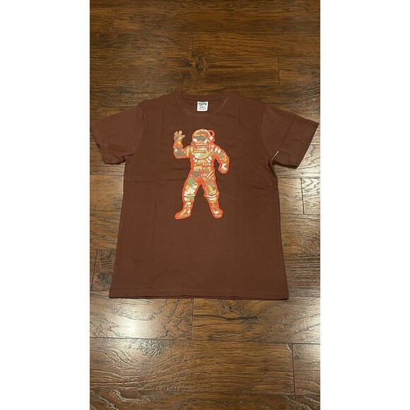 Men's Billionaire Boys Club Astronaut Astro Camo SS Tee Shirt in Brown Size S - Picture 2 of 8
